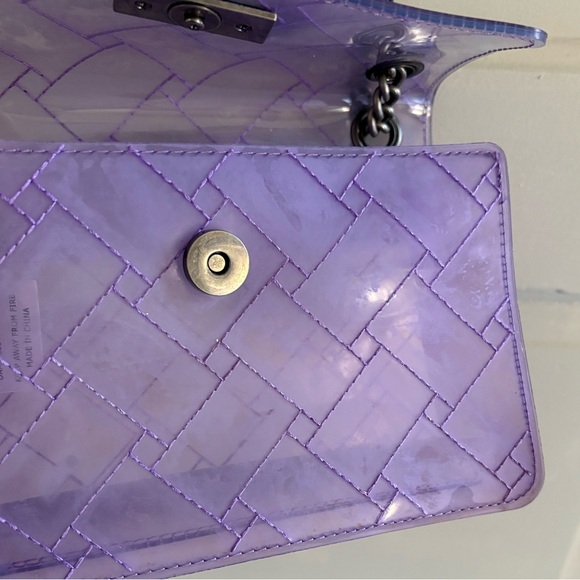 Kurt Geiger Purple Transparent Crossbody Bag - Picture 5 of 15